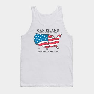 Oak Island, NC Summer Patriotic Pride This Fourth Tank Top